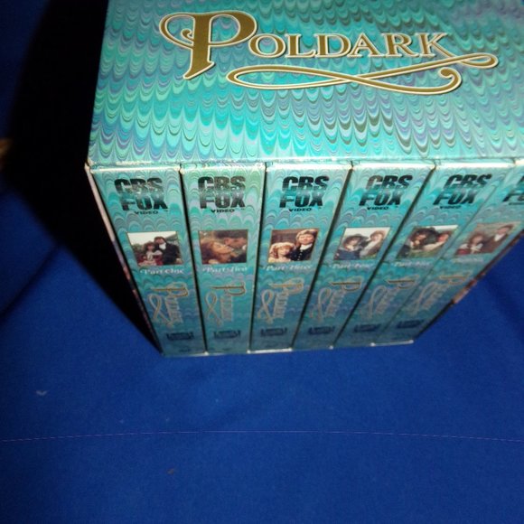 Vintage Poldark Full Season  Boxed Set 6 VHS Tapes - CBS FOX Video - 1975 BBC - Picture 2 of 13